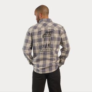 Men's #1 Harley Davidson Plaid Long Sleeve Shirt